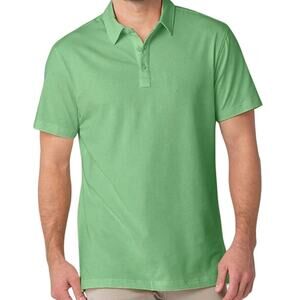 Swet Tailor All In Polo Shirt Pistachio Green Size XL NWT Golf Preppy Athleisure